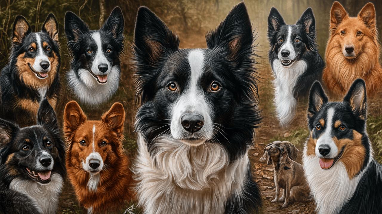 Les robes du Border Collie : comment les standards ont faconne la diversite des couleurs