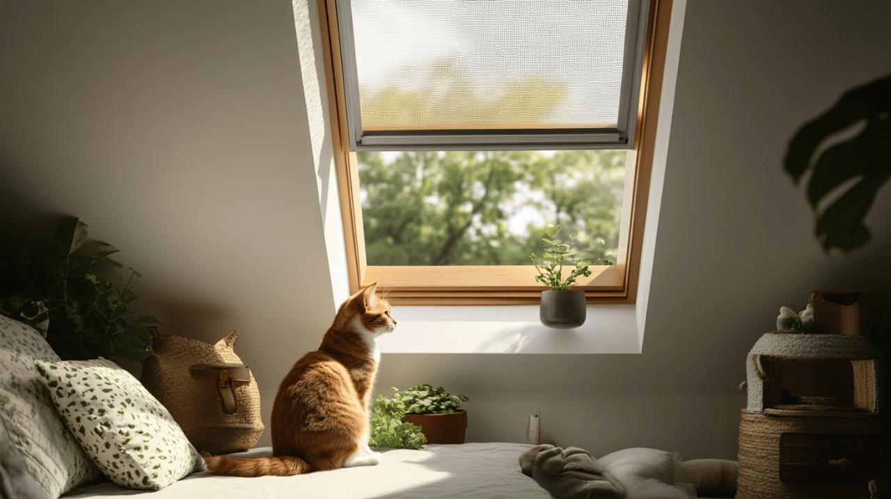 Comment securiser votre Velux pour proteger votre chat des accidents ?