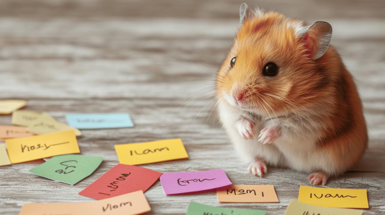 Top 15 des prenoms tout doux pour gater votre hamster